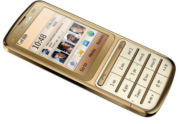 Nokia C3-01 Gold, una edición oro con procesador de 1GHz
