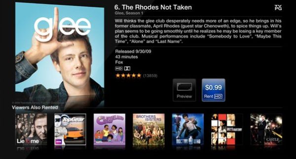 Apple elimina el alquiler de series de TV en iTunes 2