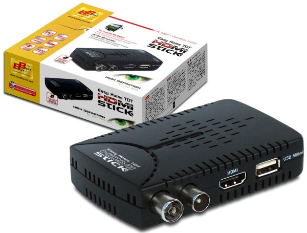 personalidad Contribución Niño Best Buy Easy Home TDT HDMI Stick, sintonizador de TDT HD y reproductor  multimedia