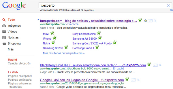 Google ya destaca los resultados de calidad 2