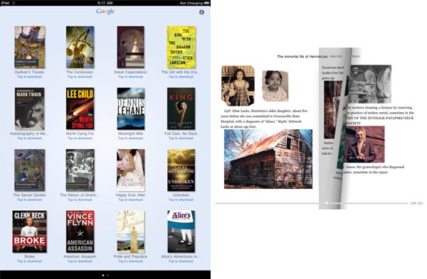 Google Books, lee desde tu iPod o iPhone con esta aplicación gratuita