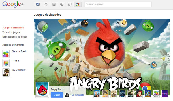 Google+, así­ son los juegos de Google+
