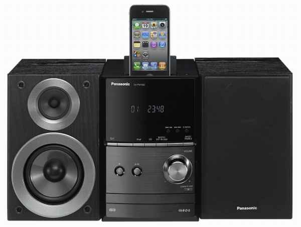 Panasonic SC-PM500EG-K, microcadena con conector para iPod o iPhone