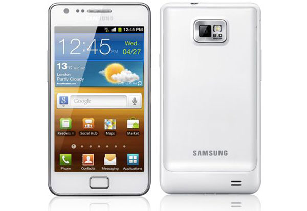 El Samsung Galaxy S II blanco llegará en septiembre