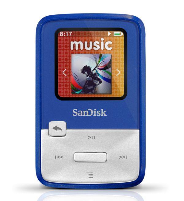 Reproductor de audio MP3 de 4 GB con radio, azul