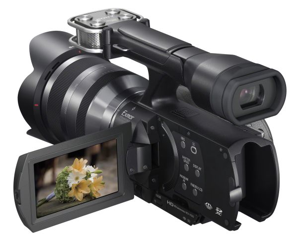 Sony NEX-VG20E, videocámara de objetivos intercambiables 2