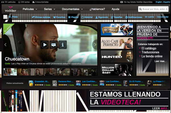 Voddler empieza a funcionar en España mediante invitación