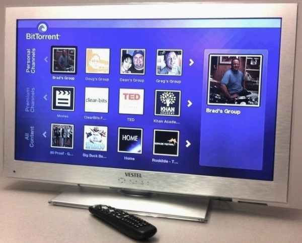 Vestel presenta un televisor inteligente certificado BitTorrent