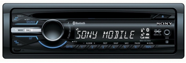 Sony MEX-BT2900 radioCD con entrada auxiliar frontal 2