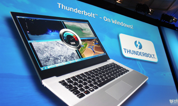 Los puertos Thunderbolt empezarán a utilizarse en Windows