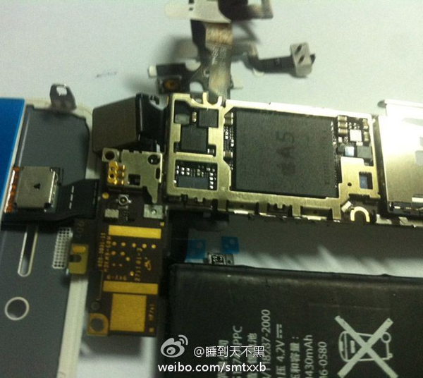 El iPhone 5 se muestra por dentro antes del lanzamiento
