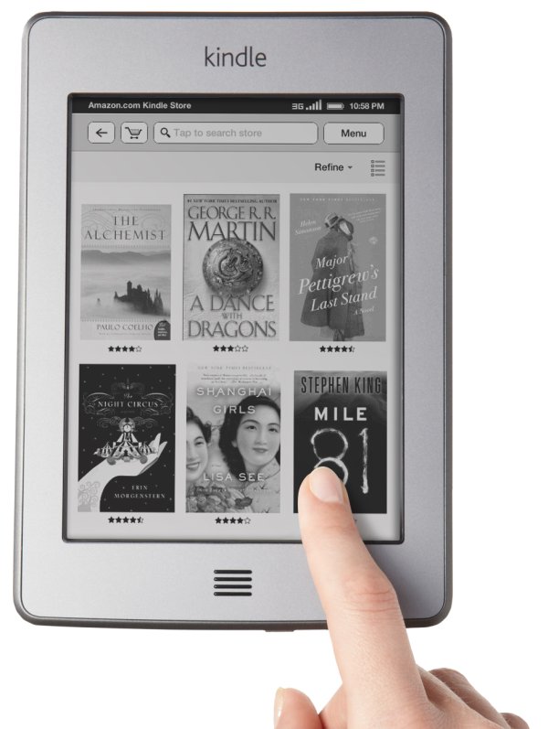 Kindle, Kindle Touch y Kindle Touch 3G, nuevos lectores de Amazon 2