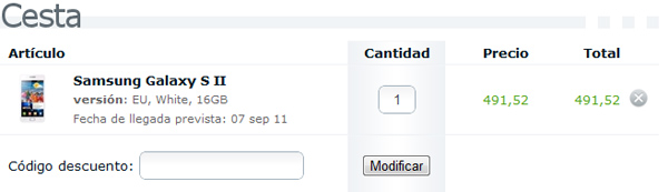 El Samsung Galaxy S II blanco ya está disponible en España 3