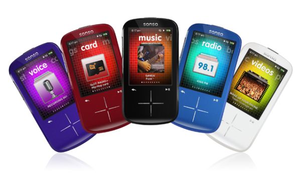 Sandisk Sansa Fuze Plus, reproductores MP3