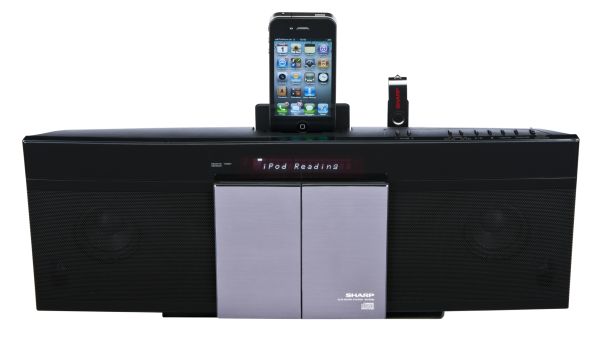 Sharp DK-KP80PH, sistema de audio con base para iPad