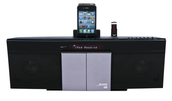 sharp_dk-kp80ph_1 Sharp DK-KP80PH, sistema de audio con base para iPad 1