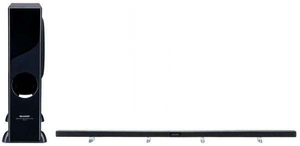 Sharp HT-SL70, barra de sonido muy delgada con subwoofer 3