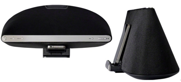 Sony RDP-X500IP, altavoz para iPod acabado en acero y terciopelo 2