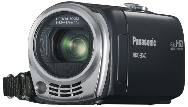 Panasonic HDC-SD40 videocámara de iniciación bien dotada