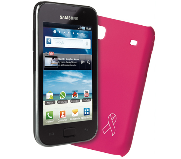 Samsung Galaxy S SCL Pink Ribbon, contra el cáncer de mama