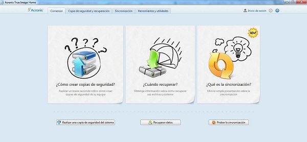 Acronis True Image Home 2012, crea tus copias de seguridad