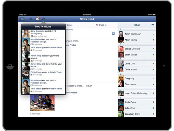 Facebook para iPad, se lanza su aplicación oficial 2