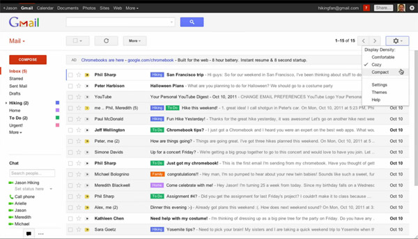 Filtrado el nuevo diseño de Gmail 2