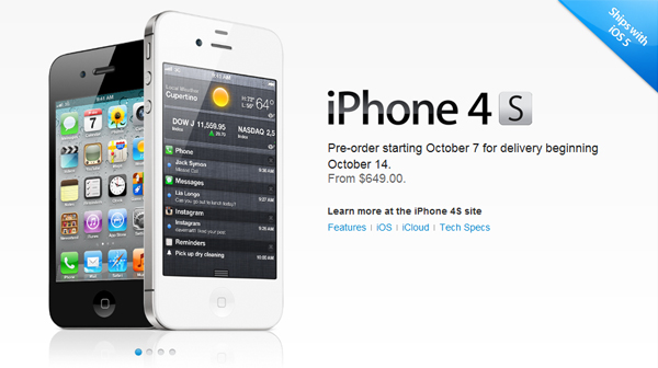 Primeros datos sobre el precio del iPhone 4S libre