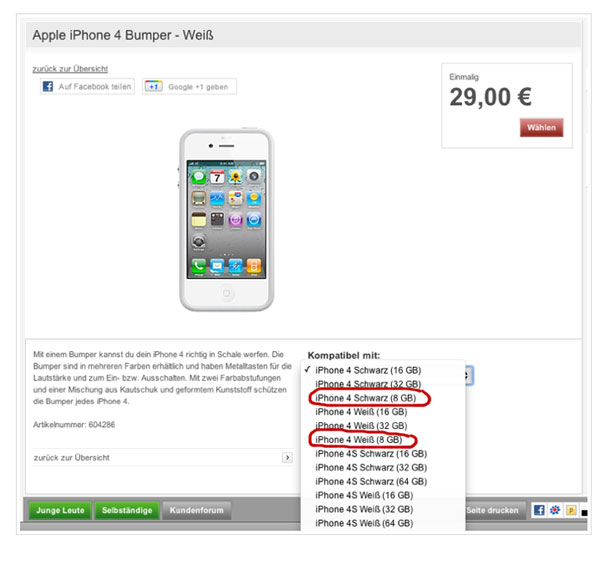 iphone4-8gb-vodafone El iPhone 4 podría quedarse a la venta en una versión de 8 GB 1