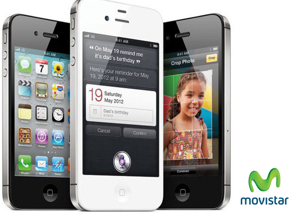 iPhone 4S, precios y tarifas con Movistar
