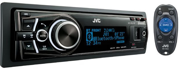 JVC KD-R921BT, autorradio CD con manos libres y entrada de lápiz USB