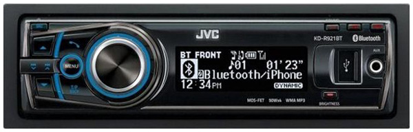 JVC KD-R921BT, autorradio CD con manos libres y entrada de lápiz USB 2