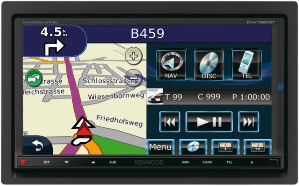 Kenwood DNX7260BT, navegador compatible iPod y con USB