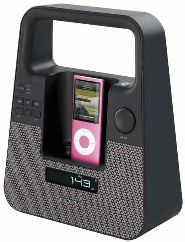 Memorex TagAlong, altavoz boombox para tu iPod e iPhone