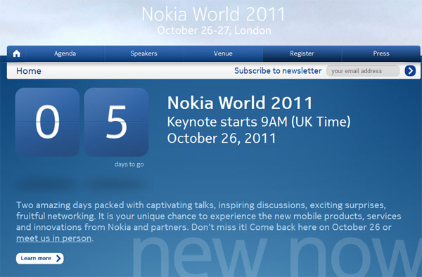 Nokia World 2011, sigue la presentación en directo 2
