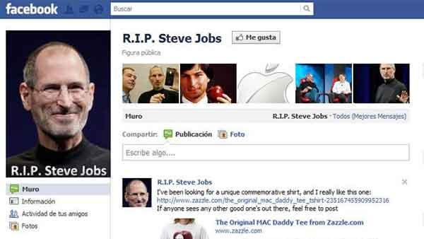 Timadores aprovechan la muerte de Jobs para hacer caja