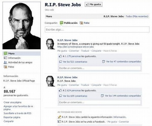 Timadores aprovechan la muerte de Jobs para hacer caja 2