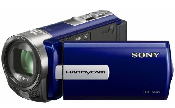 Sony DCR-SX45, videocámara con zoom óptico de 60x