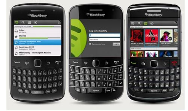 spotify-blackberry01 Cómo instalar Spotify en la BlackBerry Curve 8520 2
