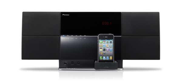 Pioneer X-SMC1-K y X-SMC1-S, micro-cadena y base para iPhone