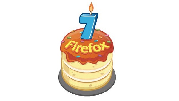 Firefox cumple siete años poco después de lanzar Firefox 8