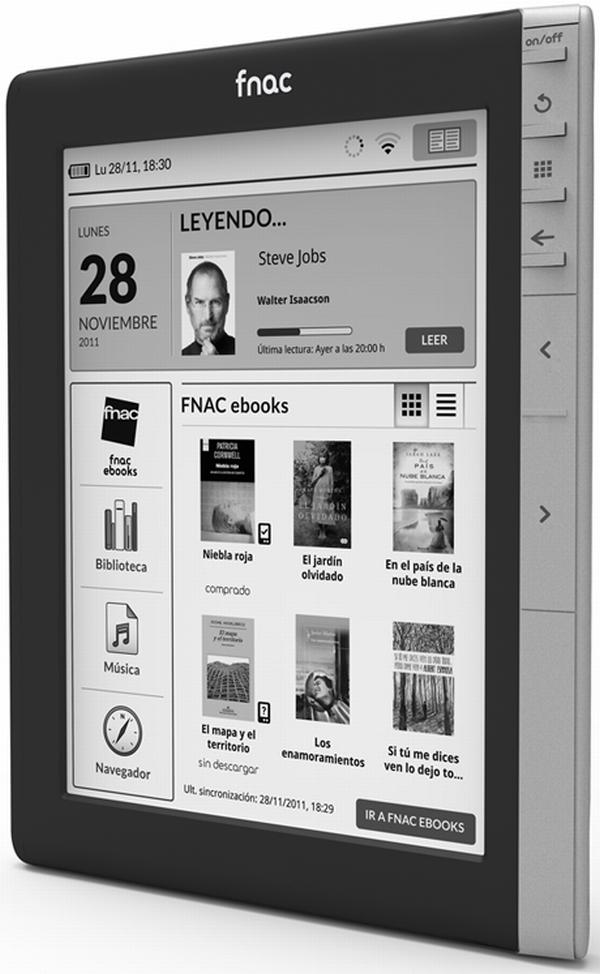 La FNAC saca su lector de libros electrónicos el dí­a 28