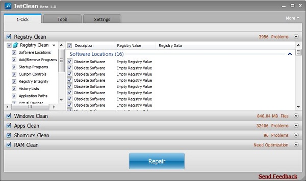 JetClean, cómo limpiar tu equipo de archivos innecesarios