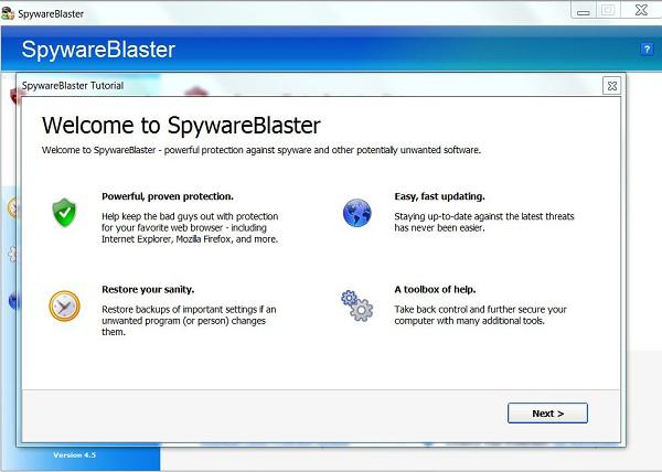 Spyware Blaster, protege a tu equipo de programas espí­a
