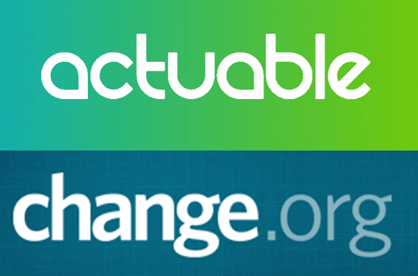 Actuable y Change.org, las dos webs de activismo se fusionan
