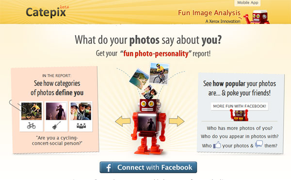 Catepix, analiza tu personalidad según tus fotos de Facebook