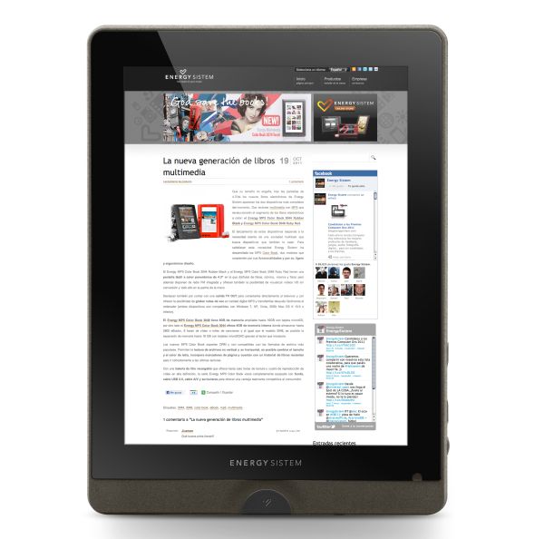 Energy Tablet i824, tableta con Android 2.3