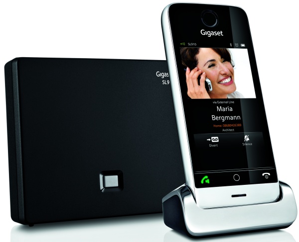 Gigaset SL910, un teléfono doméstico con pantalla táctil