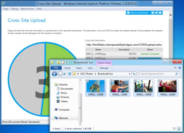 Internet Explorer 10 amplí­a la compatibilidad con HTML5