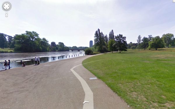 Un paseo por el parque con Google Street View